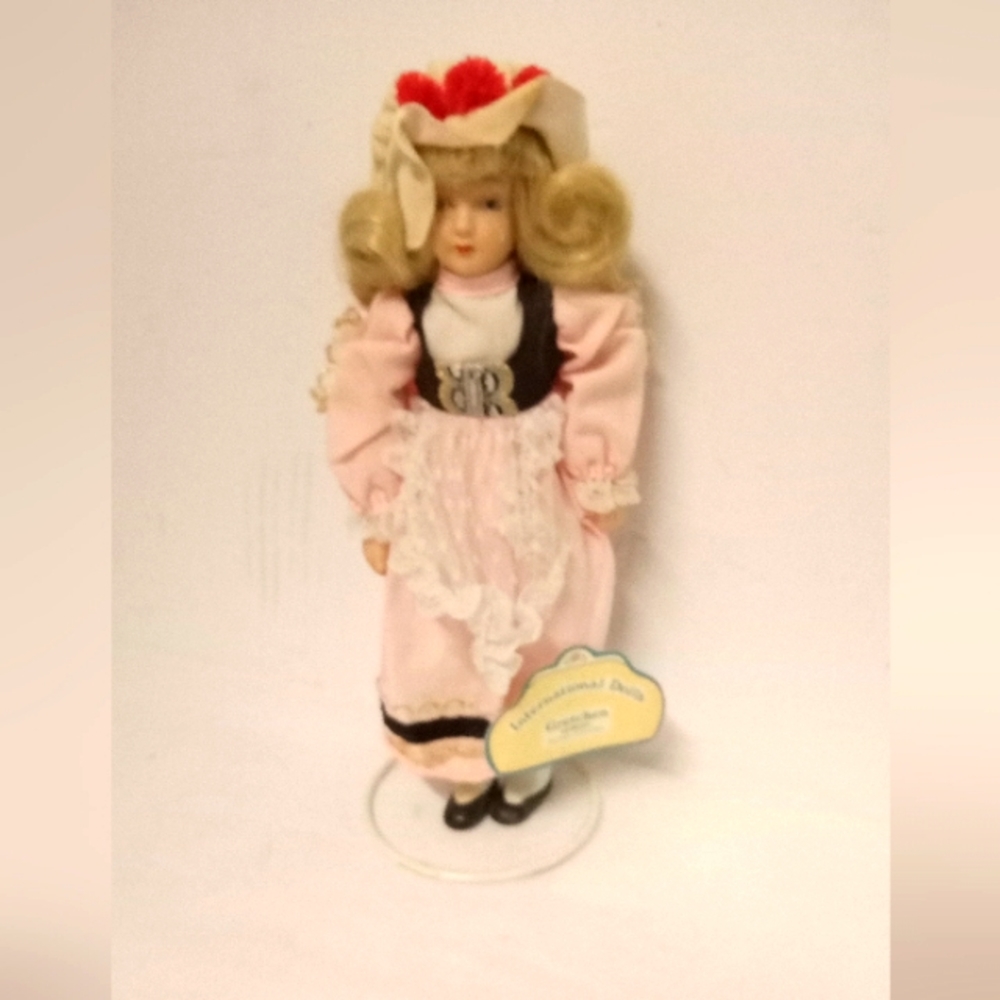 Vintage Russ International Dolls “Gretchen” Germany Porcelain
